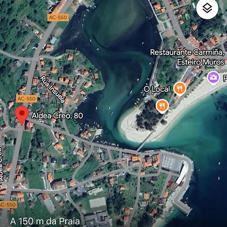 With Terrace Near The * Esteiro-Muros